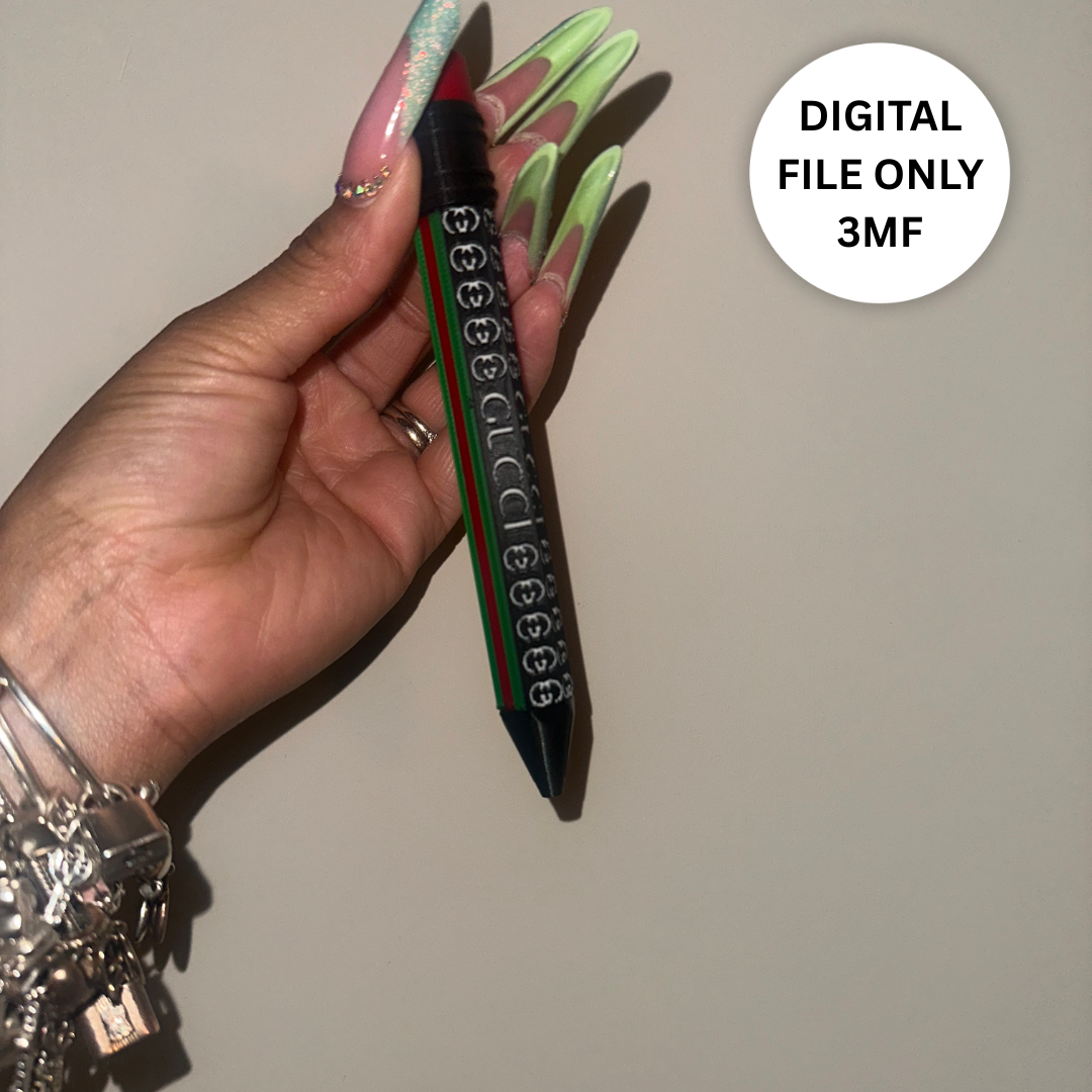 Designer-Inspired GG Jumbo Pen – Digital 3MF File Only