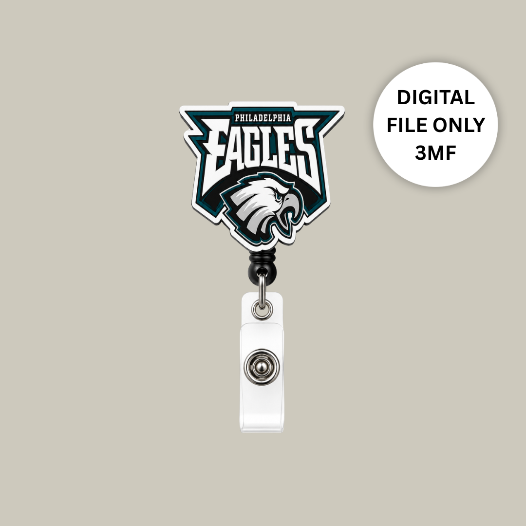 Eagles 1 Badge Reel – Digital 3MF File Only
