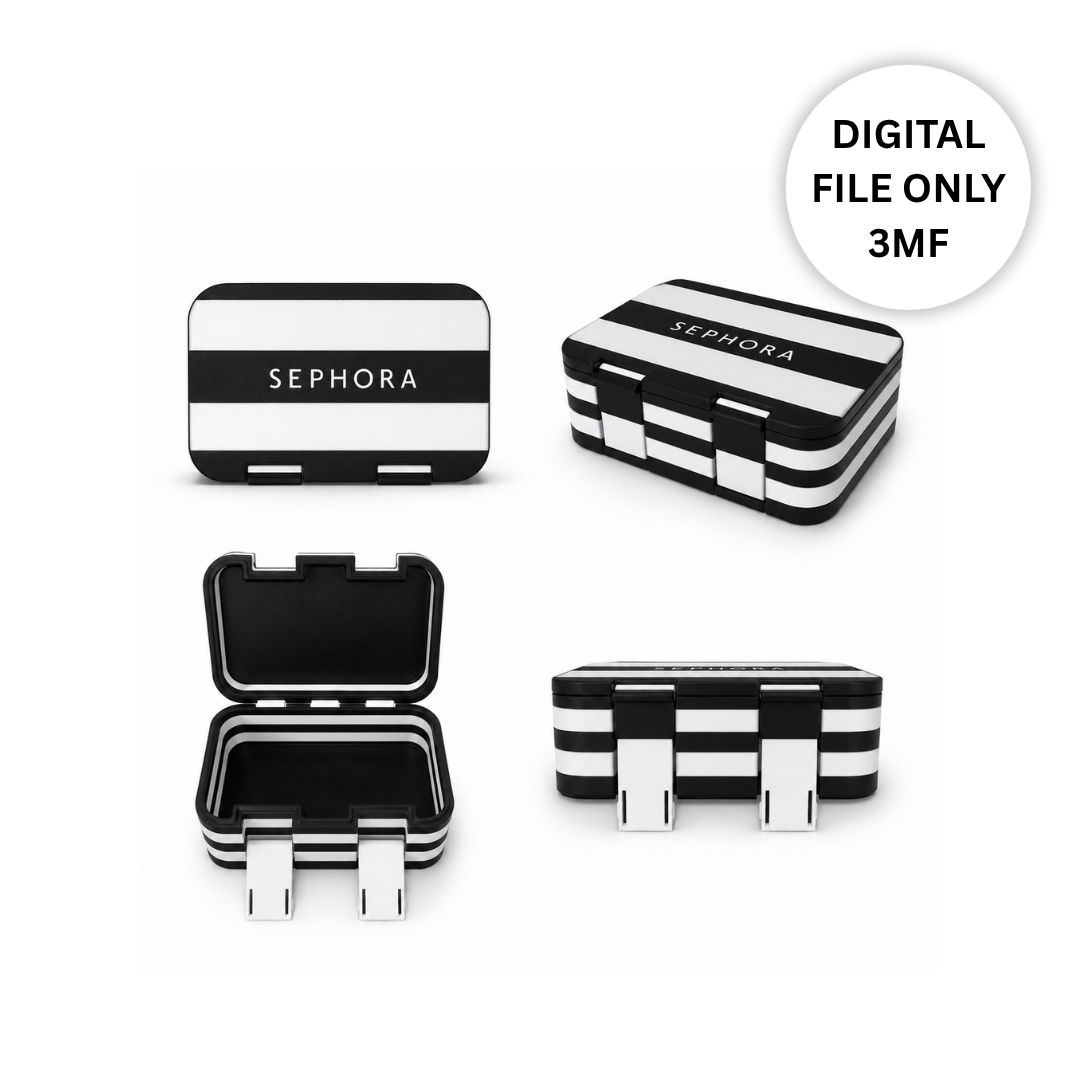 Inspired Mini Cosmetic Carry Case - 3MF Digital File