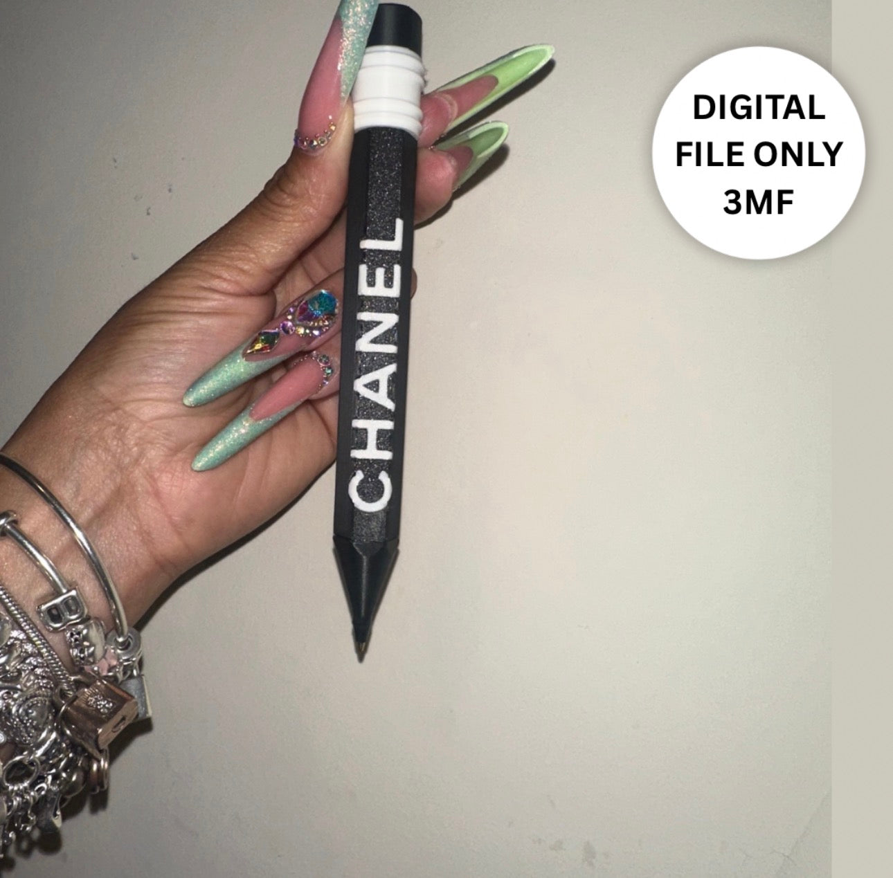 Designer-Inspired CC Jumbo Pen – Digital 3MF File Only