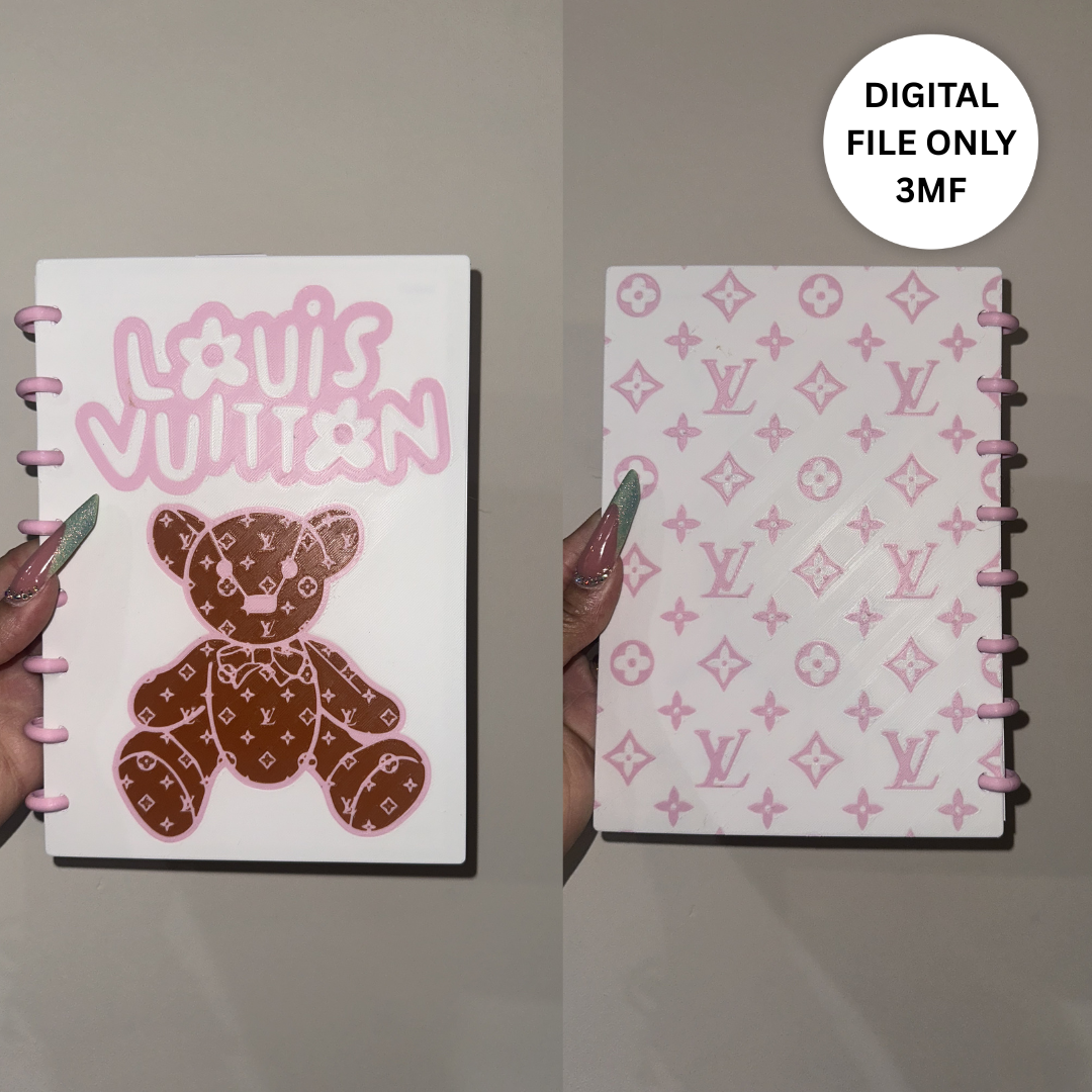 Luxury-Inspired 3D Refillable Notebook – Digital 3MF File Only