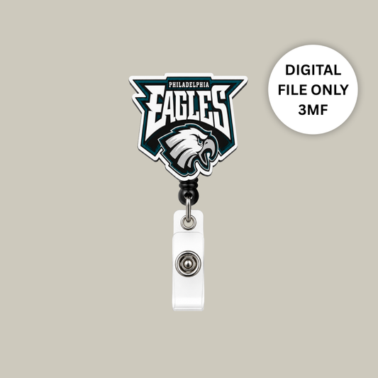Eagles 1 Badge Reel – Digital 3MF File Only