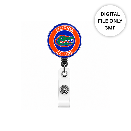 Florida Gators Badge Reel – Digital 3MF File Only