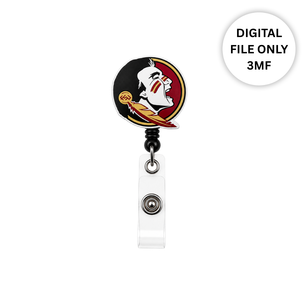 Florida Seminoles Badge Reel – Digital 3MF File Only