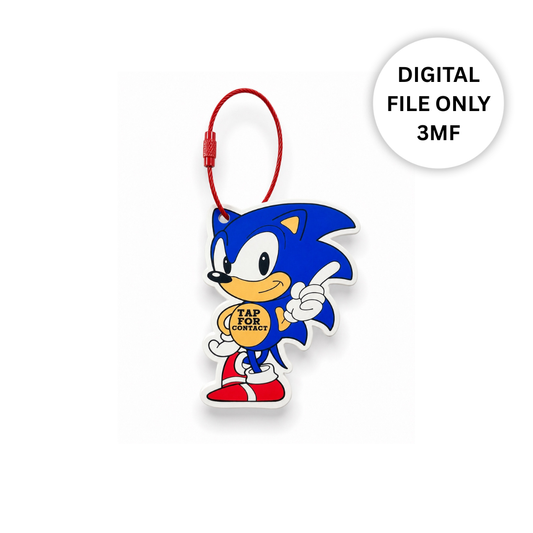 Fast Hog 3D NFC Tap Tag Digital File-3MF File Only