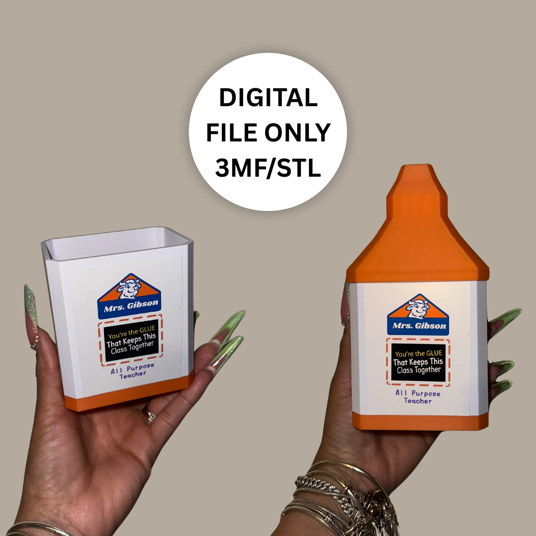 Printable Glue Bottle Multipurpose Box – Digital Download (3MF/STL)