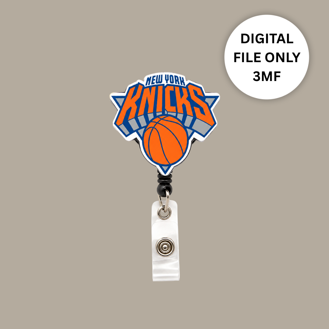 NY Knicks Badge Reel – Digital 3MF File Only