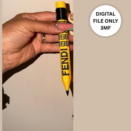 Designer-Inspired FF Jumbo Pen – Digital 3MF File Only