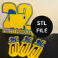 BLUE AND YELLOW BUNDLE STL FILE ONLY