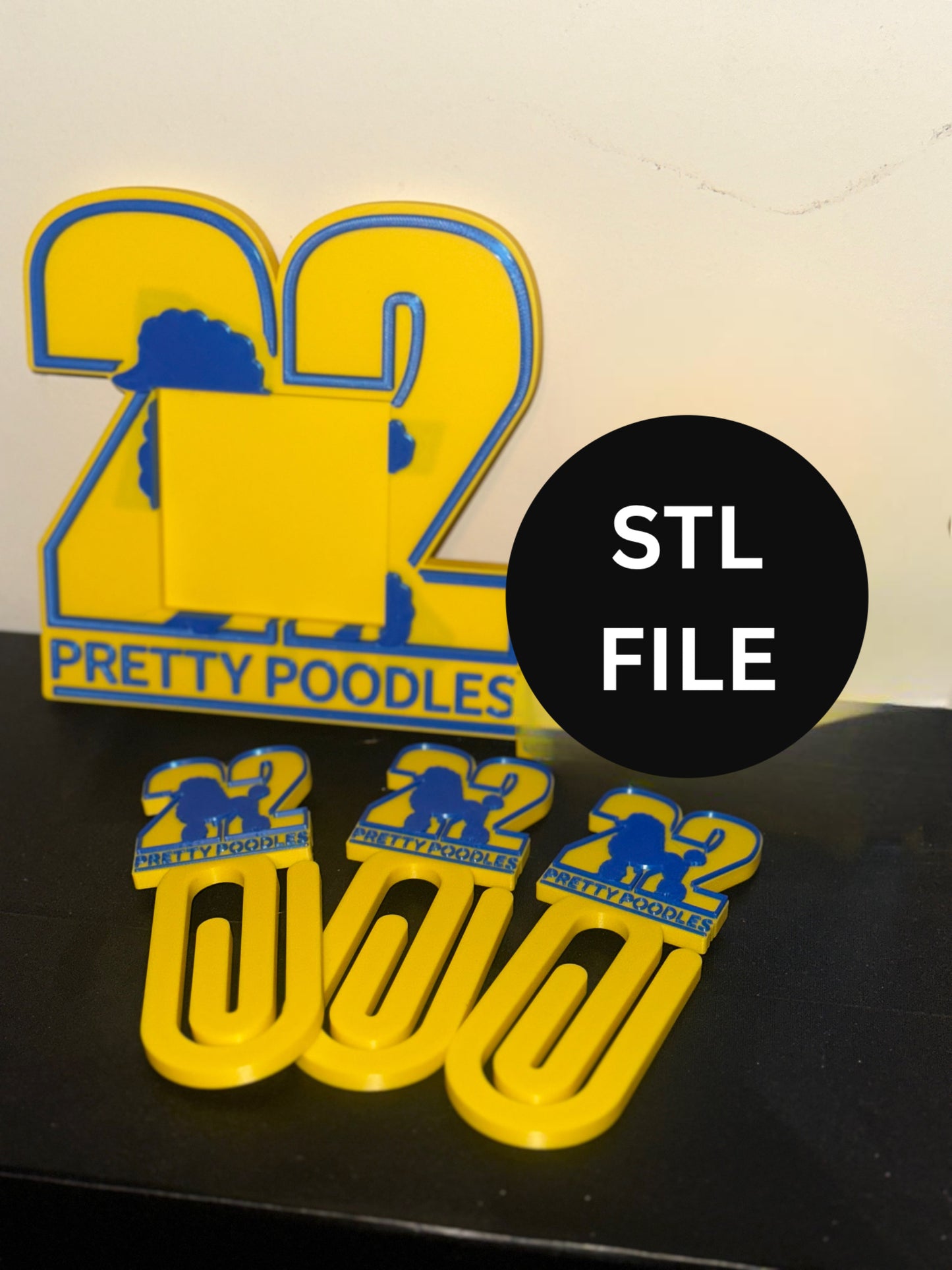 BLUE AND YELLOW BUNDLE STL FILE ONLY