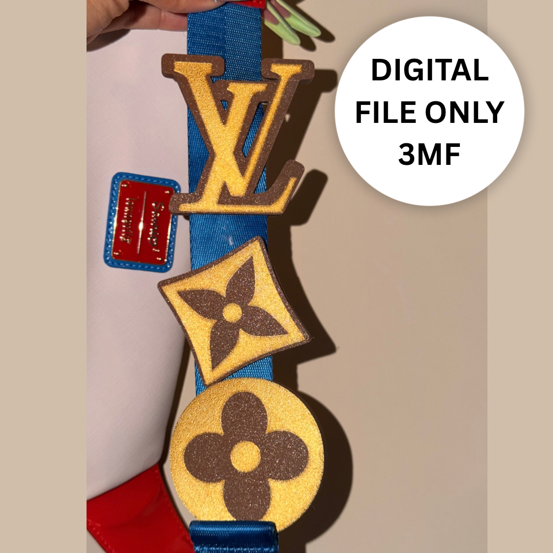 Inspired 3D Belt Bag Charm – Digital 3MF File