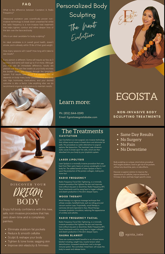 Tri FoldBrochure (DIGITAL ONLY, NO PRINTING SERVICES)